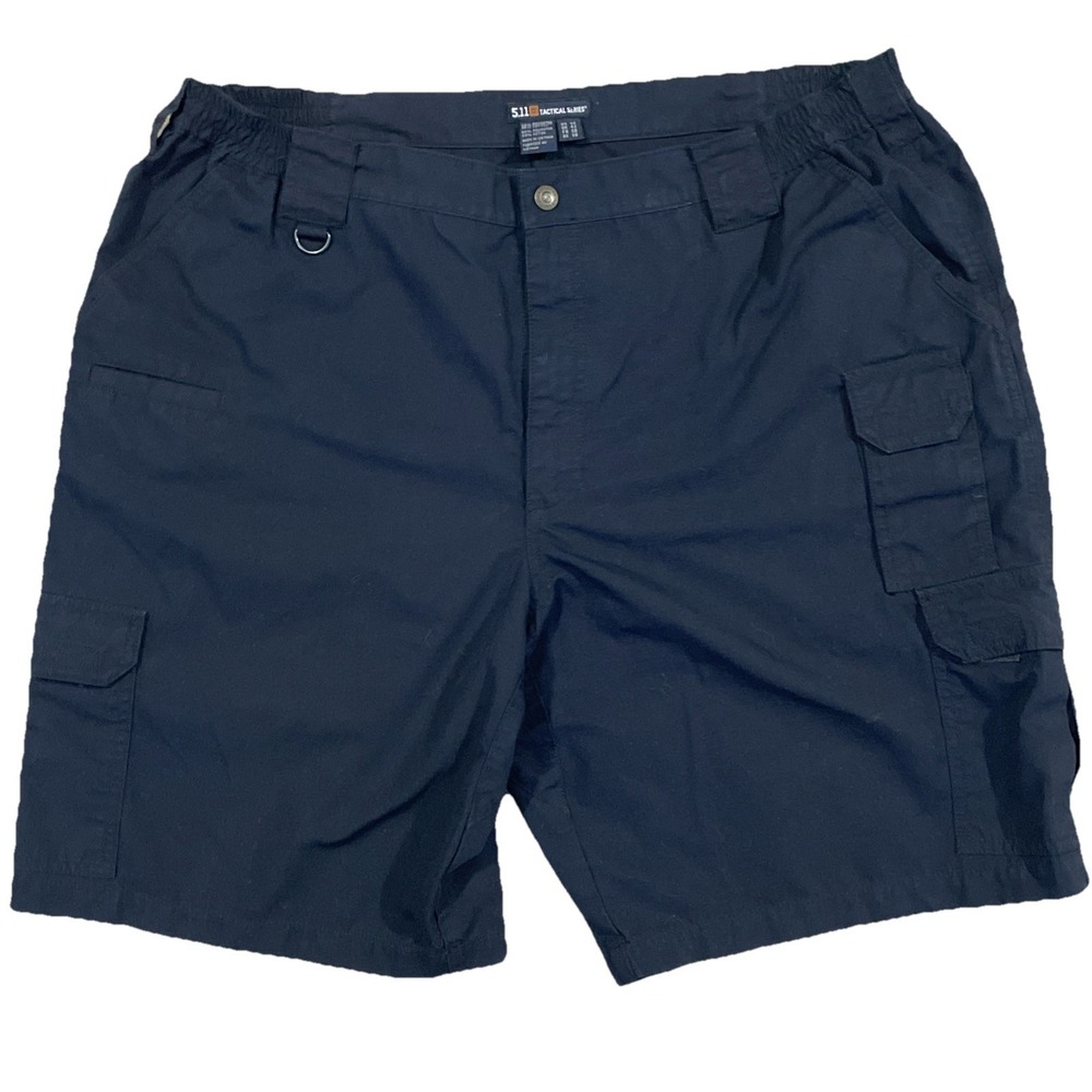5.11 Tactical Shorts Mens 42‎ Blue Carpenter Workwear Rip Stop Cargo 10" Inseam
